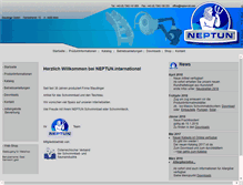 Tablet Screenshot of neptun-int.com